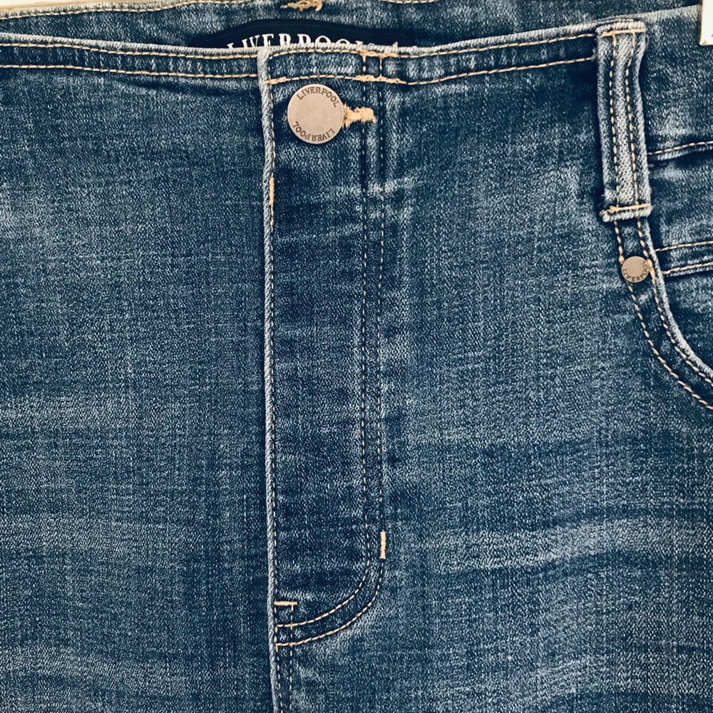 Liverpool The Slim Stretch Pull On Jeans Size 12/31 Love the Feel Feel the Love - Picture 12 of 15